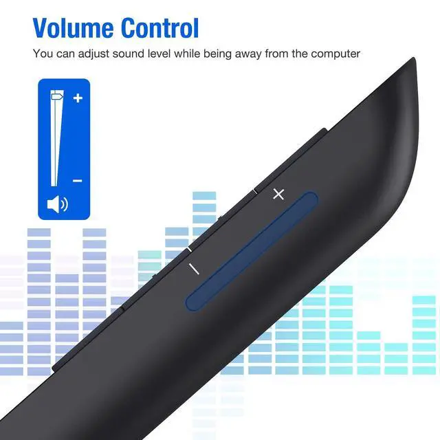 Alt view image 11 of 14 - Presentation Clicker Compatible with Bluetooth and RF 2.4GHz Dual Modes Red Light, Wireless Presenter Remote Control for Powerpoint Presentations Pointer Slide Clicker for Mac Computer Powered by AAA