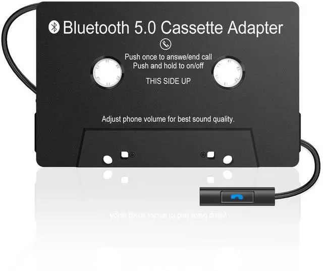 Alt view image 8 of 11 - Audio Cassette Aux Adapter, Bluetooth 5.0 Cassette Receiver,Cassette Tape to Aux Adapter,Tape Audio Adapter, Tape Desk Player for Listening Mobile Phone Music and Car Voice,Hands Free