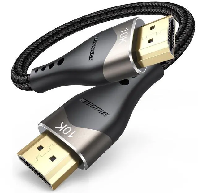 Alt view image 8 of 14 - 10K 8K Short HDMI Cable 6 inch, 48Gbps Ultra High Speed Small HDMI Cable 0.5FT HDMI Cord 2.1 with 8K@60Hz 4K@120Hz, eARC, HDR10+, DTS:X, 3D for HDMI Switch/Laptop/Apple TV/Fire TV/Monitor/PS5
