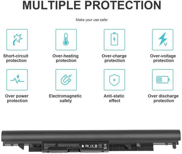 Alt view image 13 of 14 - 919700-850 Laptop Battery for HP Spare 919681-221 919682-121 919682-421 919682-831 919701-850 JC03 JC04 15-BS000 15-BW000 15-bs0xx 15-BS113DX 15-BS013DX 15-BS015DX 15-BS115DX 15-BS060WM 15-BS070WM