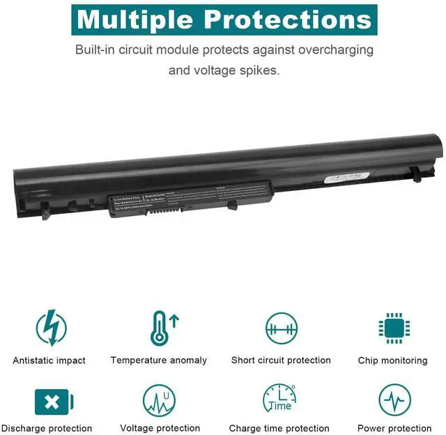 Alt view image 10 of 14 - 746641-001 Laptop Battery fit HP OA03 OA04 740715-001 746458-421 751906-541 HSTNN-LB5Y HSTNN-LB5S OA04041 J1U99AA HSTNN-PB5Y TPN-F113 TPN-F115