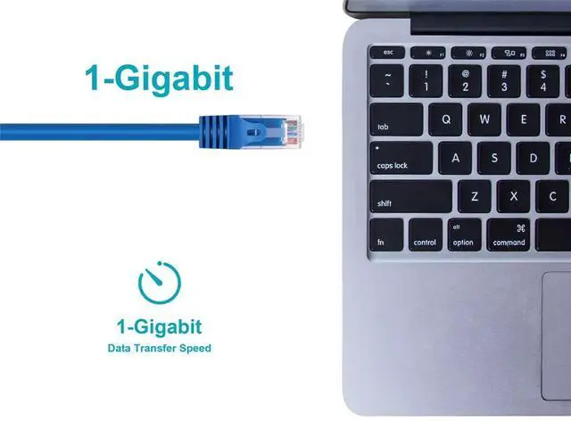 Alt view image 8 of 12 - Cat6 5ft Blue 12-Pk Patch Cable UTP 24AWG 550MHz Pure Bare Copper Snagless RJ45 Flexboot Series Ethernet Cable
