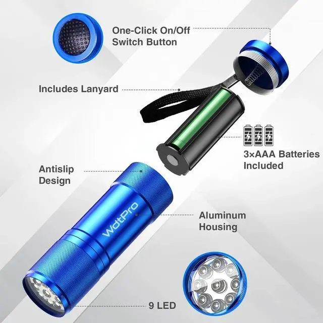 Alt view image 11 of 12 - LED Mini Flashlights, Super Bright Flashlight with Lanyard, Assorted Colors - Best Tac Torch Light for Kids, Night Reading, Power Outages, Camping(6 Pack)