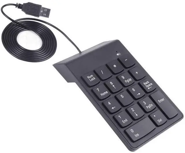 Alt view image 3 of 4 - Numeric Keypad,USB Keypad, USB 18 Key Number Numeric Keypad Keyboard for Laptop/Notebook PC Computer
