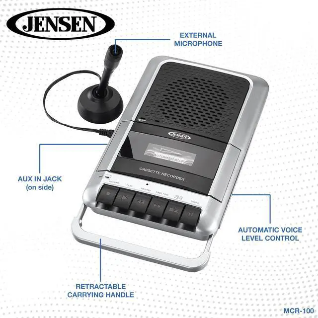 Alt view image 13 of 13 - Cassette Player/Recorder