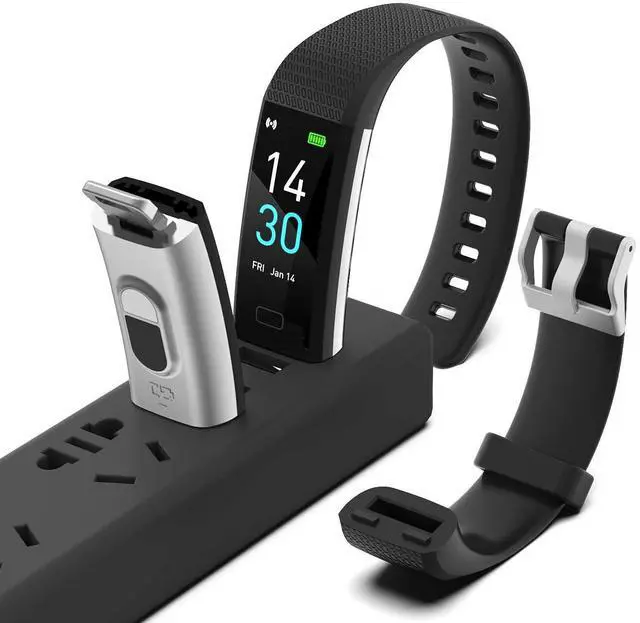 Alt view image 12 of 12 - Fitness Tracker with Step/Distance/Calories Counter, Activity Tracker with Heart Rate Monitor, Slim Style Watch IP68 Waterproof, Sleep Monitor Tracker, Pedometer Watch for Women Men
