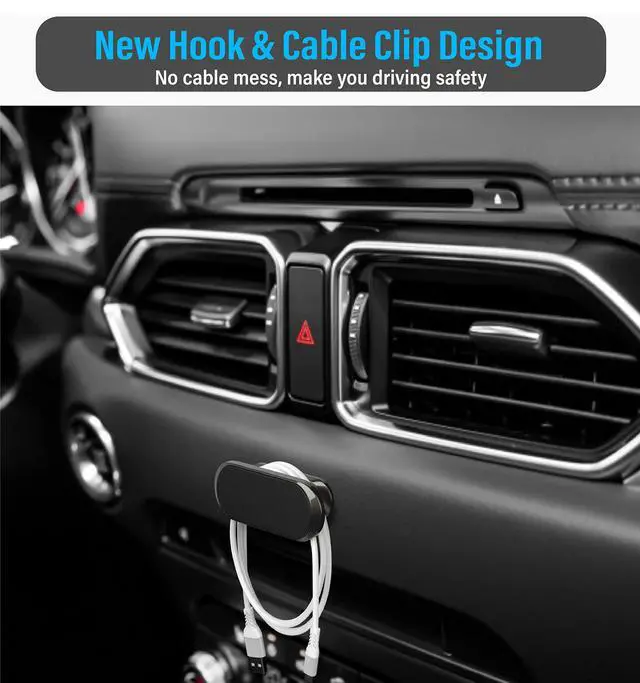 Alt view image 7 of 9 - 2-Pack Magnetic Phone Mount for Car Dashboard - Super Strong N52 Cell Phone Holder (High-Bond Adhesive) - Compatible with Samsung Galaxy S25 S24 S23 Ultra, Pixel 9 & All Other Phones