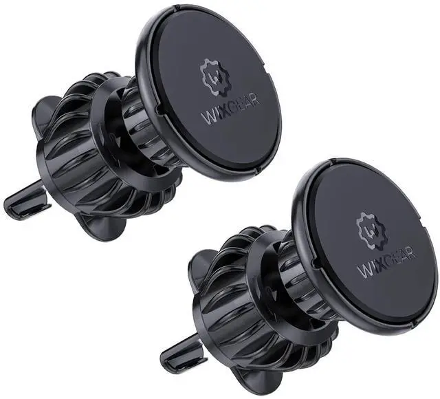Alt view image 8 of 14 - [2 Pack Universal Air Vent Magnetic Phone Holder for Car, Phone Mount for Car for Cell Phones and Mini Tablets (New Upgraded Vent Locks)