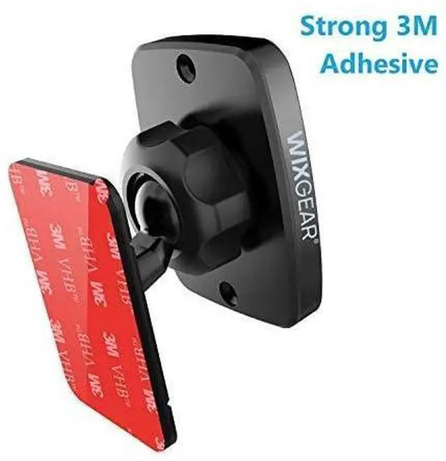Alt view image 11 of 12 - (2 Pack Universal Stick On Dashboard Magnetic Phone Car Mount, for Cell Phones and Mini Tablets with Fast Swift-snap Technology, (Newer Bigger Model)