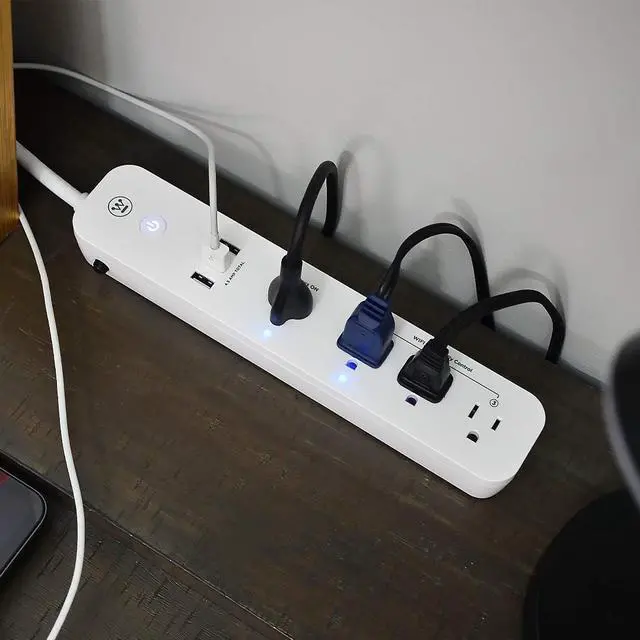 Alt view image 11 of 14 - 94012 WH-320 Wi-Fi Smart Power Strip, Compatible with Alexa, Google Home & IFTT, No Hub Required, White