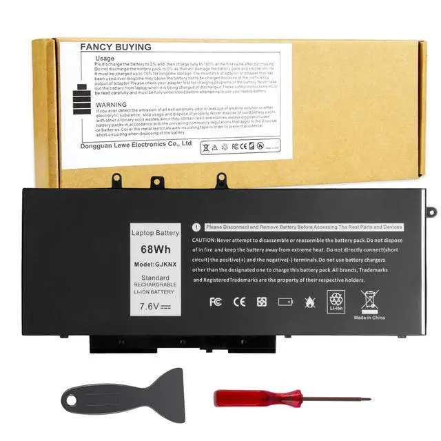 Alt view image 8 of 14 - 68W GJKNX Laptop Battery for Dell Latitude 5480 5580 5280 5288 5290 5488 5490 5491 5495 5590 5591 E5480 E5580 E5490 E5590 Precision 15 3520 3530 DY9NT 0DY9NT 5YHR4 451-BBZG GD1JP 0GD1JP