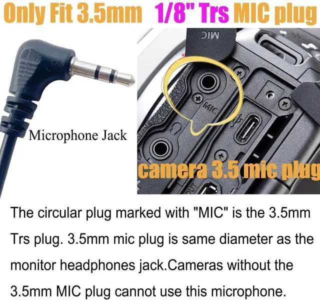 Alt view image 10 of 12 - Camera Microphone, Video Microphone for DSLR Close Interview Shotgun Mic for Canon Nikon Sony Fuji Mic with Windscreen, Compatible with Camera with 3.5mm (1/8") TRS Plug