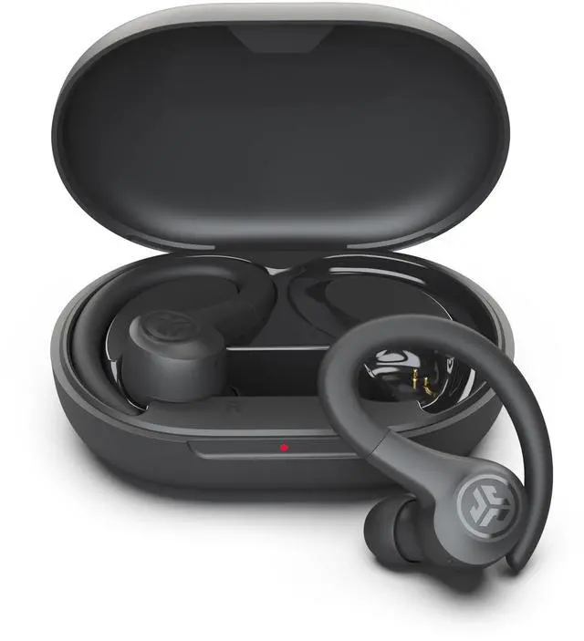 Alt view image 8 of 14 - Go Sport+ Wireless Workout Earbuds Featuring C3 Clear Calling, Secure Earhook Sport Design, 35+ Hour Bluetooth Playtime, and 3 EQ Sound Settings (Graphite)