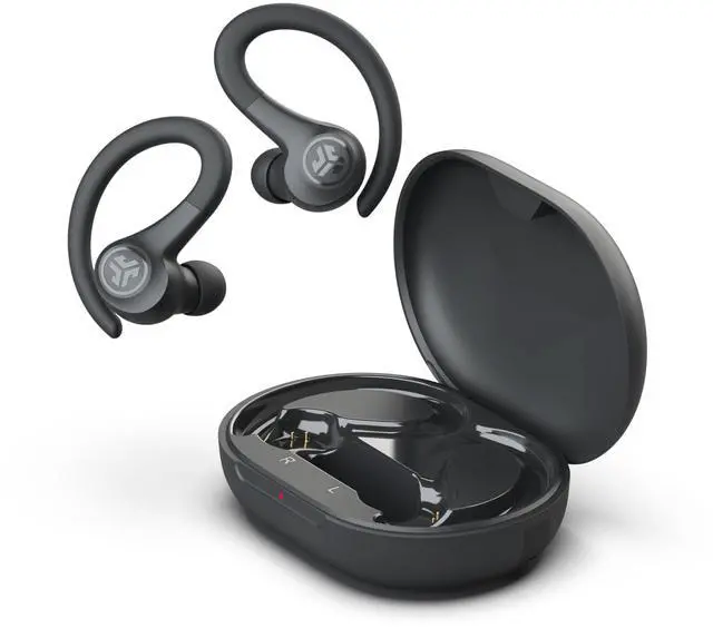 Alt view image 13 of 14 - Go Sport+ Wireless Workout Earbuds Featuring C3 Clear Calling, Secure Earhook Sport Design, 35+ Hour Bluetooth Playtime, and 3 EQ Sound Settings (Graphite)