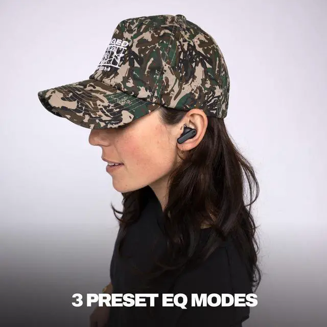 Alt view image 9 of 14 - Smokin Buds Wireless Earbuds, Bluetooth Headphones, Noise Isolating Fit, Up to 20 Hours Battery, IPX4 Sweat and Water Resistant, Microphone for iPhone Android - True Black