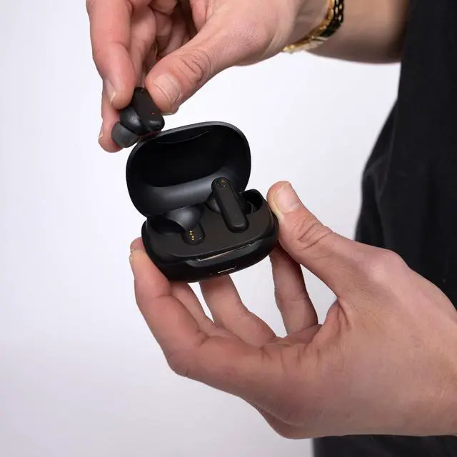 Alt view image 12 of 14 - Smokin Buds Wireless Earbuds, Bluetooth Headphones, Noise Isolating Fit, Up to 20 Hours Battery, IPX4 Sweat and Water Resistant, Microphone for iPhone Android - True Black