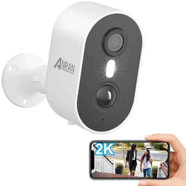 Alt view image 8 of 14 - Security Cameras Wireless Outdoor,2K 3MP Battery Powered Indoor Home Security Camera with AI Motion Detection & Color Night Vision,2-Way Talk Spotlight Siren Alarm, Work with Alexa,Waterproof