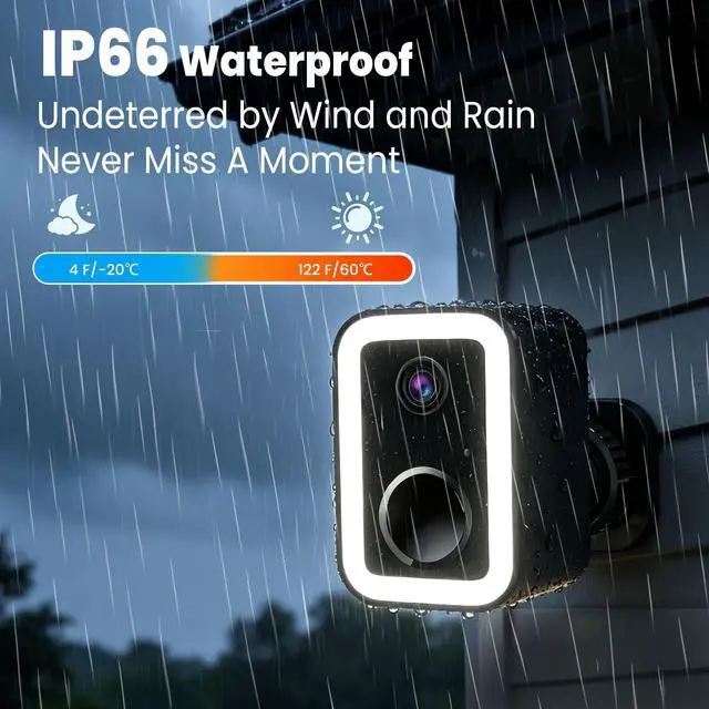 Alt view image 11 of 14 - 2026 Upgraded 2K Security Cameras Wireless Outdoor, AI Motion Detection & Spotlight Siren Alarm, Outside Battery Powered Camera for Home Security, Full-Color Night Vision, Support WiFi 5G & 2.4G