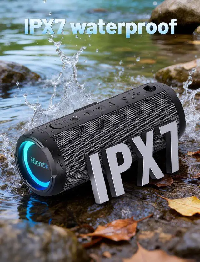 Alt view image 9 of 14 - Portable Bluetooth Speaker 30W Dual Pairing True Wireless Stereo HD Sound IPX7 Waterproof Outdoor Sport Shower Wireless Speaker Bluetooth 5.3 for Home Party