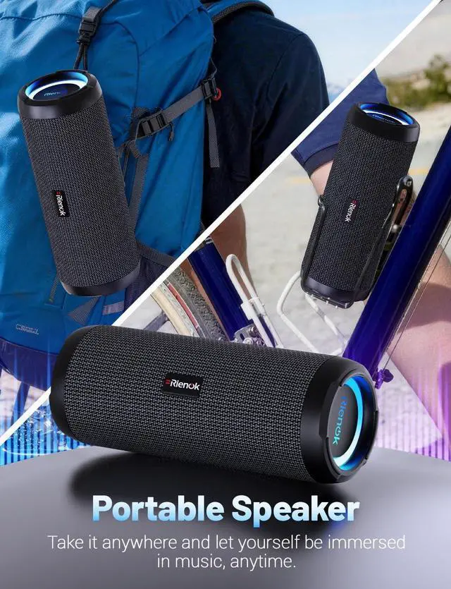 Alt view image 13 of 14 - Portable Bluetooth Speaker 30W Dual Pairing True Wireless Stereo HD Sound IPX7 Waterproof Outdoor Sport Shower Wireless Speaker Bluetooth 5.3 for Home Party