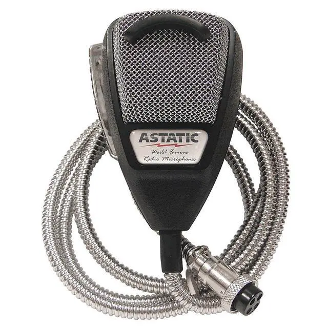 Alt view image 3 of 4 - (302-10001SE) 636LSE 4-Pin Noise Canceling CB Microphone,XLR, Silver