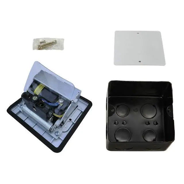 Alt view image 10 of 12 - Pop Up Floor Electrical Outlet Kitchen Countertop UL Listed Pop Out GFCI Receptacle Box Cover with Waterproof Socket 20A Silver