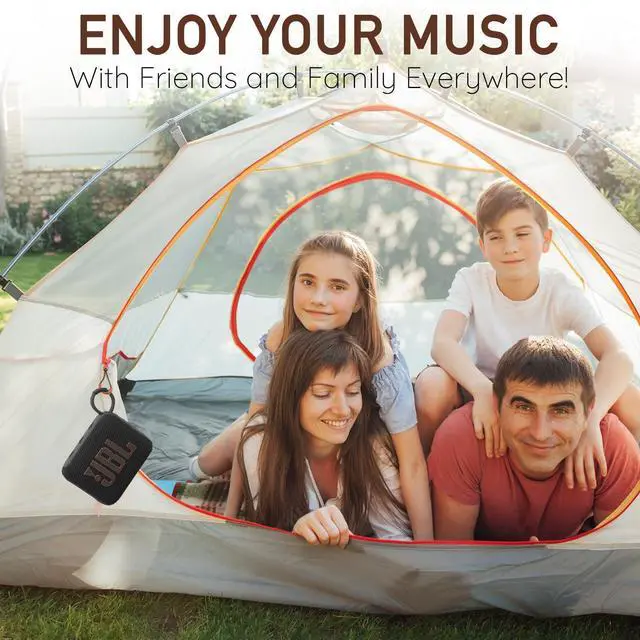 Alt view image 13 of 14 - Go 4 Portable Bluetooth Wireless Speaker, IP67 Waterproof and Dustproof Built-in Battery - White - Boomph's Comprehensive Ultimate Performance Cloth Solution for Your On-the-Go Sound Experience