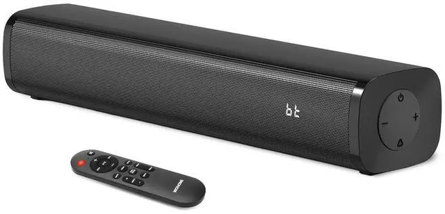 Alt view image 8 of 14 - 2.1 Sound Bars for TV, Built-in Subwoofer, 6 Levels Voice Enhancement, 16 Inches TV Soundbar Speakers with Bluetooth 5.3/Optical/AUX/USB Connection, Wall Mount, 3 EQ Modes, S100