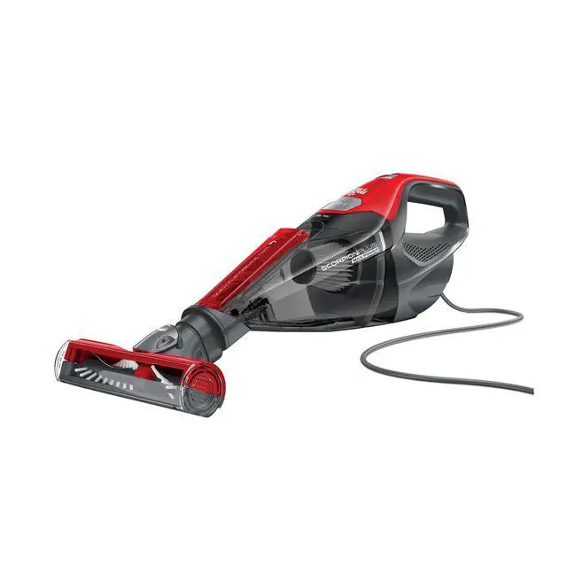 Alt view image 5 of 8 - Scorpion Plus Handheld Vacuum Cleaner, Powerful Suction, Lightweight, Includes Pivoting Stair and Upholstery Tool, Crevice Tool, Corded Portable Vacuum Cleaner