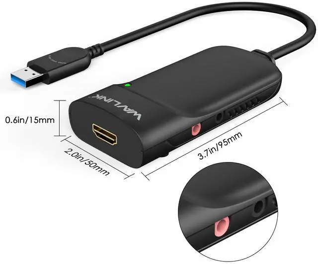 Alt view image 10 of 10 - USB 3.0/USB C to HDMI Universal Video Adapter, Displaylink HDMI Adapter Supports up to 6 Monitor, Compatible with Windows 11/10, MacOS (M1-M5 Mac,New Mabook Neo), ChromeOS