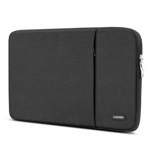 Alt view image 8 of 14 - Portable Monitor Case 15.6 Inch, Protective Carrying Sleeve for Most 16.1/15.6 in Monitors, Water Resistant Portable Laptop Display Bag with Accessory Pocket, Size-15.3"x9.8" Black