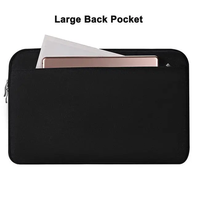 Alt view image 10 of 14 - Portable Monitor Case 15.6 Inch, Protective Carrying Sleeve for Most 16.1/15.6 in Monitors, Water Resistant Portable Laptop Display Bag with Accessory Pocket, Size-15.3"x9.8" Black