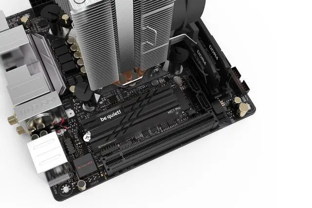 Alt view image 4 of 4 - MC1 Pro M.2 SSD Cooler, Heatpipe Heatsink for 2280 NVMe, Dual-Sided Compatible, Black Aluminum for Maximum Cooling Performance, BZ003