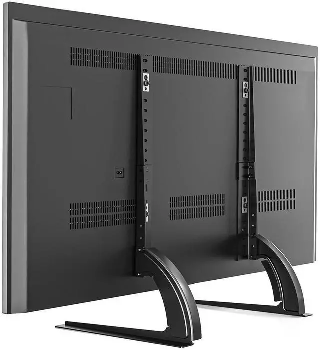 Alt view image 8 of 14 - TV Stand Mount, Universal TV Stand Tabletop for 22 to 65 inch Plasma LCD LED Flat Screen TVs, Strong TV Legs Holds up to 88lbs, Height Adjustable TV Base, Max VESA 800 x 500mm