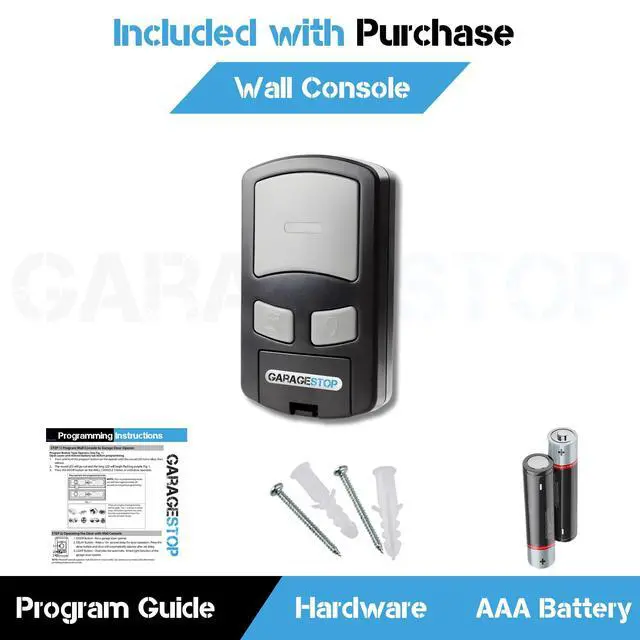 Alt view image 10 of 12 - for Genie Intellicode Wireless Garage Door Opener Wall Console, GWWC-R Compatible with Genie Garage Door Opener Remote, for Garage Openers 2013 to Present