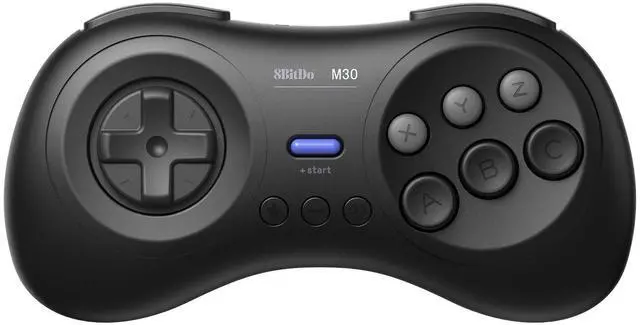 Alt view image 9 of 14 - M30 Bluetooth Controller for Switch, Windows and Android, 6-Button Layout for SEGAs Classic Games (Black)