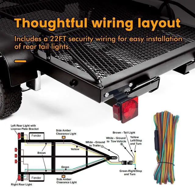 Alt view image 6 of 8 - 70205 Trailer Light Kit - 12V All LED, Left and Right Waterproof Submersible for Trailers, Boat Trailer Truck Marine Camper RV Snowmobile, Red
