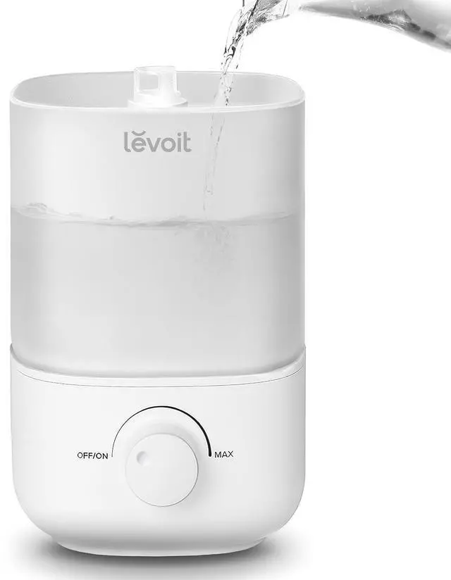 Alt view image 8 of 14 - Top Fill Humidifiers for Bedroom, 2.5L Tank for Large Room, Easy to Fill & Clean, 28dB Quiet Cool Mist Air Humidifier for Home Baby Nursery & Plants, Auto Shut-off for Safety, 25H