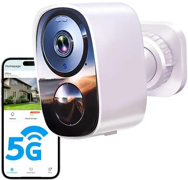 Alt view image 8 of 14 - 2026 Upgraded 2K Security Cameras Wireless Outdoor, Free Cloud Storage, 1-6 Months Battery Life, Waterproof, 2-Way Talk, AI Motion Detection Spotlight Siren Alarm Cameras for Home Security