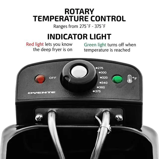 Alt view image 10 of 14 - Electric Deep Fryer 2 Liter Capacity, 1500 Watt Lid with Viewing Window and Odor Filter, Adjustable Temperature, Removable Frying Basket and Easy to Clean Stainless Steel Body, Silver FDM2201BR