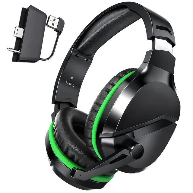 Alt view image 8 of 14 - Wireless Gaming Headset for Xbox Series X|S, Xbox One, PS5, PC, Mac, Switch Bluetooth Headphones with Noise Cancelling Mic, 60H Playtime, Low Latency, Lightweight for Gamers