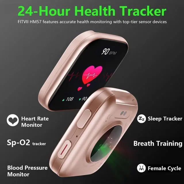 Alt view image 10 of 14 - Health & Fitness Tracker (Answer/Make Calls), Smart Watch with 24/7 Heart Rate and Blood Pressure, Sleep Tracking, Blood Oxygen Monitor, 120+ Sport Modes Activity Tracker for Women Men