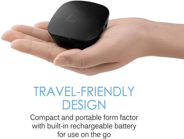 Alt view image 9 of 14 - Connect Bluetooth Audio Transmitter for up to 2 Wireless Headphones/Speakers, Bluetooth Streamer Adapter with AptX Low Latency for TV/PC/Airplane/Gym with 3.5mm/AUX/RCA/Optical Input