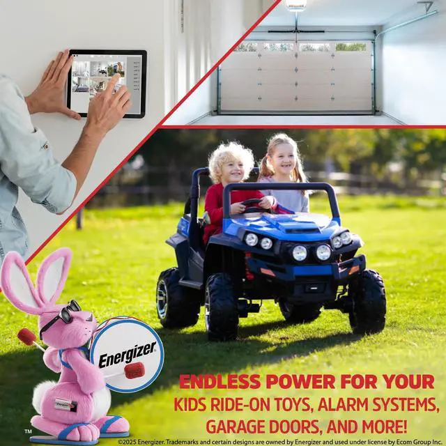 Alt view image 12 of 14 - EN5-12, 12 Volt 5 Amp Hr, Long Lasting Sealed Lead Acid AGM Rechargeable Battery Ideal for Use in Garage Door, Alarm Panels, Kids Ride On, Backup Power, and More