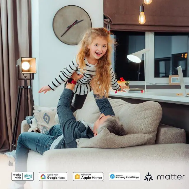 Alt view image 11 of 14 - Decora Smart Switch, Wi-Fi 2nd Gen, Neutral Wire Required, Works with Matter, My Leviton, Alexa, Google Assistant, Apple Home/Siri & Wired or Wire-Free 3-Way, D215S-1RW, White