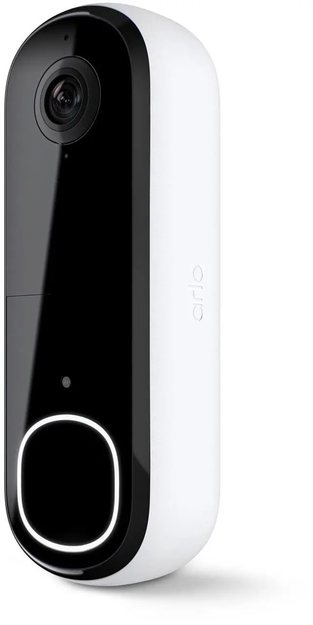 Alt view image 7 of 12 - Video Doorbell HD | 2nd Gen | Wireless/Wired Option, 2-Way Audio, Night Vision, Head to Toe Video View, Integrated Siren | Live Stream | Real Time Notifications |180 Deg Wide View, White