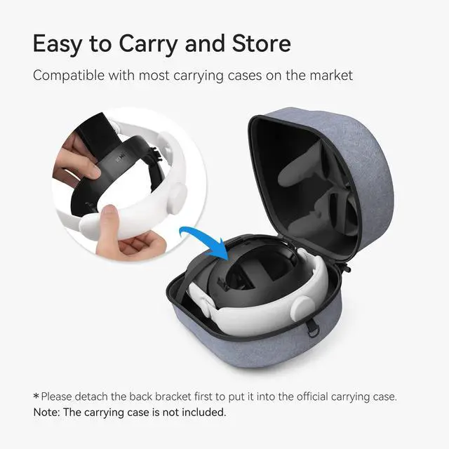 Alt view image 12 of 14 - K2 Comfort Head Strap Accessories Compatible with Oculus/Meta Quest 2, Elite Strap Replacement for Enhanced Support of VR Headset, NOT for Meta Quest 3/3S