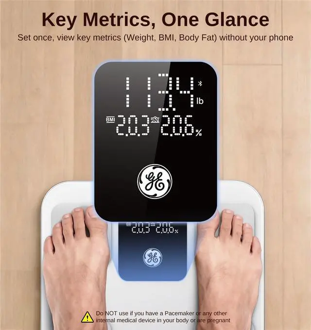 Alt view image 9 of 14 - Smart Scale for Body Weight: Body Fat, BMI, Digital Bathroom Scale - 14 Body Composition Analyzer Health Monitor, Highly Accurate Bluetooth Weighing Scale with App 400 lb, 11 Inch