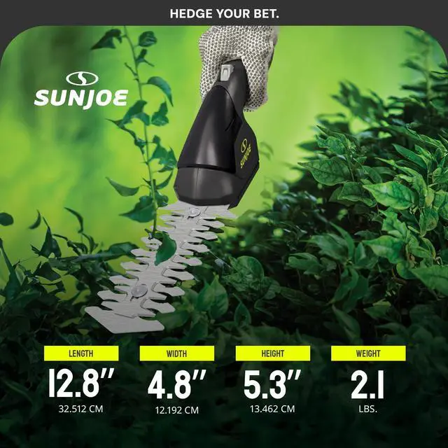 Alt view image 11 of 14 - HJ604C 2-in-1 Cordless Grass Shear and Hedge Trimmer, 7.2V Handheld Electric Shrub Trimmer Grass Cutter, 1250 RPM Steel Blades, Rechargeable Lithium-Ion Battery and Charger Included