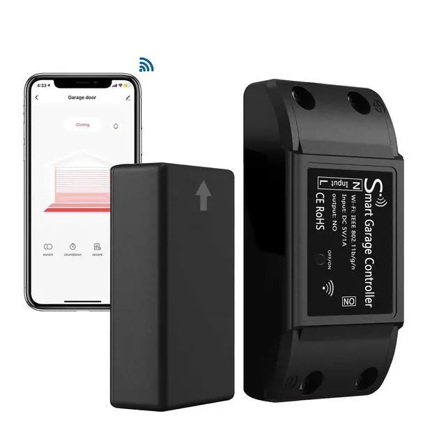 Alt view image 8 of 14 - Smart Garage Door Opener Remote (2nd Gen), Universal Wi-Fi Garage Door Controller, wirling-Free, APP Control, Compatible with Alexa, Google Assistant, Siri, No Hub Needed